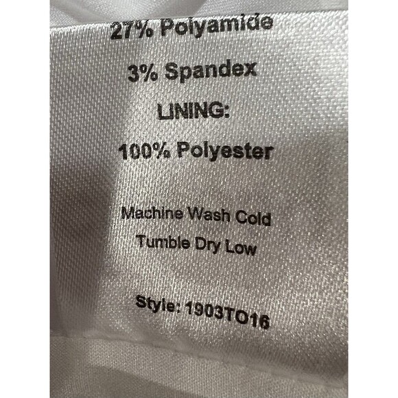 NWT Choosy White Square Neck Puff Sleeve Button Cuff Blouse Top Size Small - Picture 9 of 9